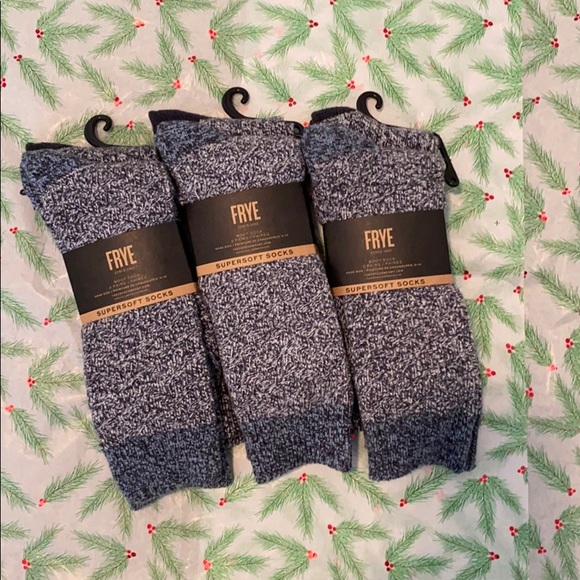 3 pairs of Frye boot socks